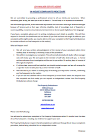 Download Inhouse Complaints PDF